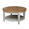 International Concepts Round Vista  Coffee Table Hickory Stone, 37.992125984252 W, 37.992125984252 L, 20.3 in H, Wood OT41-15CR - alternate 1